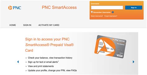 pnc smart access card pic|smart access log in.